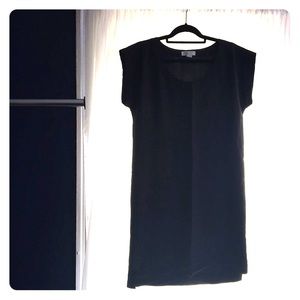Black shift dress